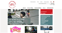 Desktop Screenshot of cyklistforbundet.dk